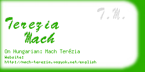 terezia mach business card